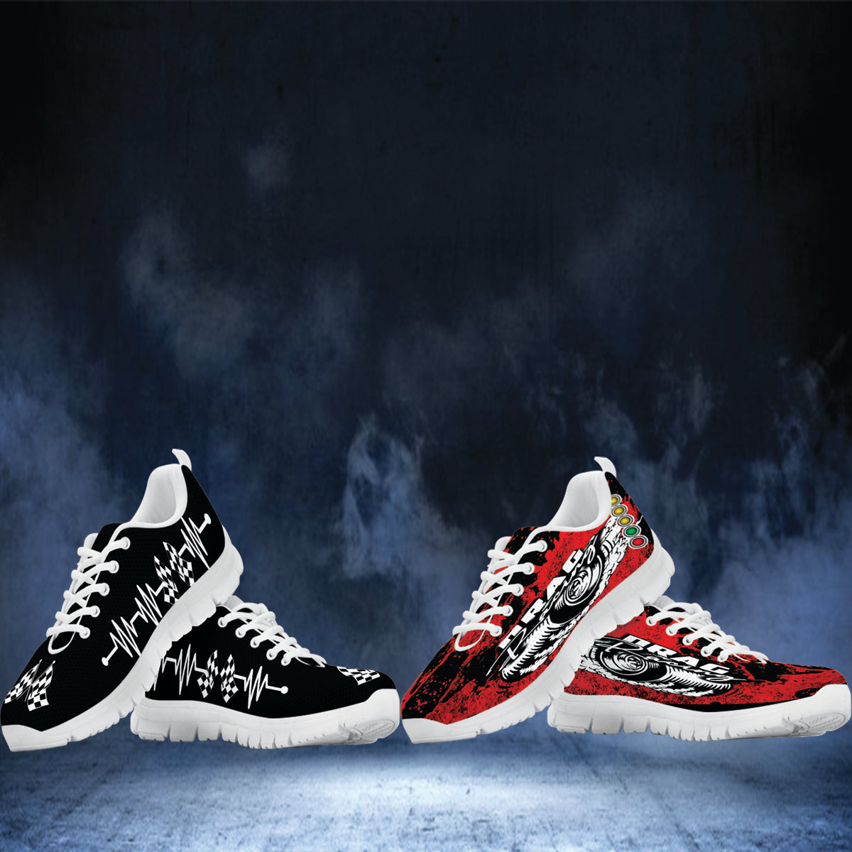 Custom Drag Racing Sneakers