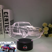 Custom 3D Led Lamp With Your Car Photo Or Truck/Motorcycle/Logo