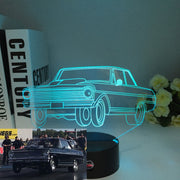 Custom 3D Led Lamp With Your Car Photo Or Truck/Motorcycle/Logo