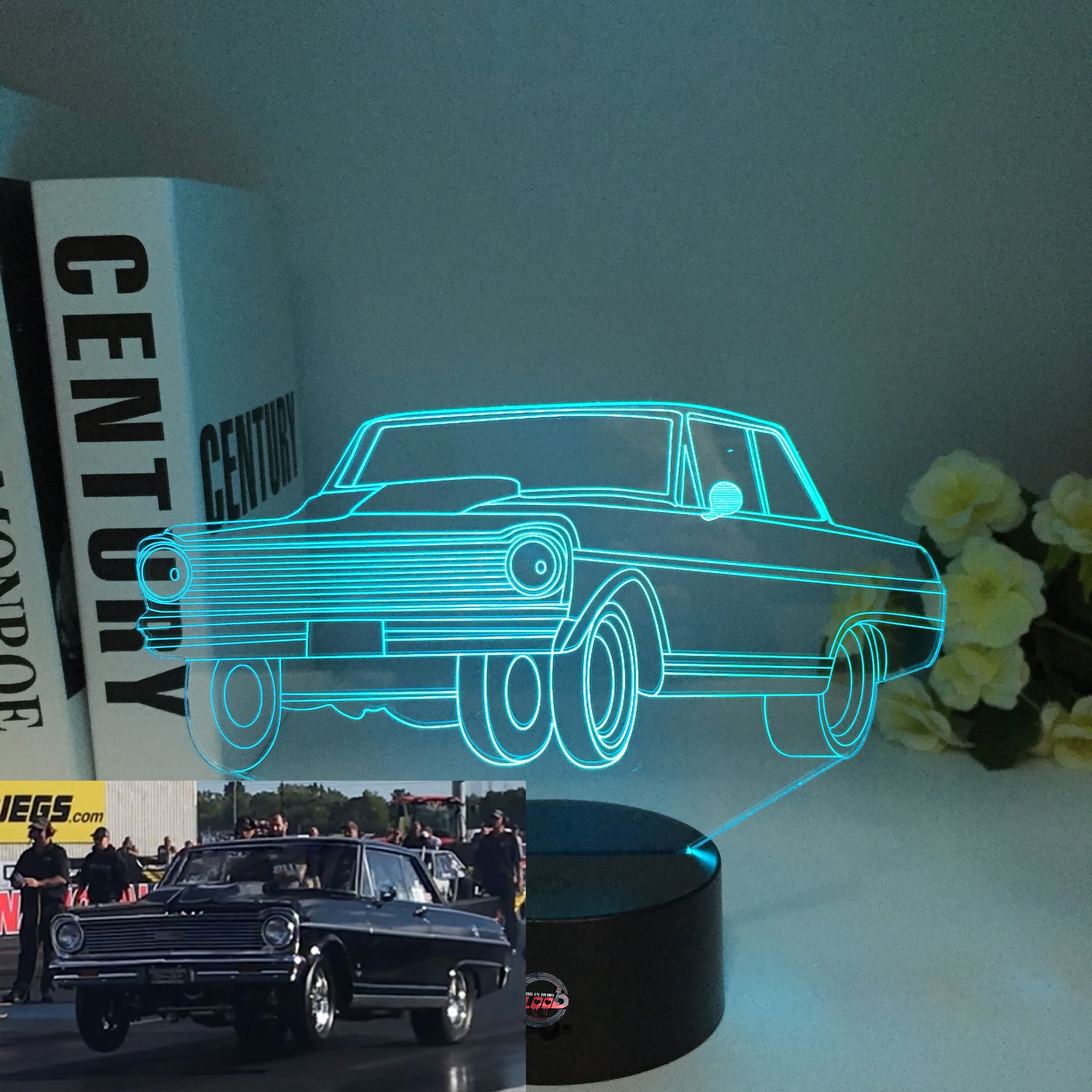 Custom 3D Led Lamp With Your Car Photo Or Truck/Motorcycle/Logo