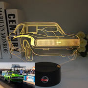 Custom 3D Led Lamp With Your Car Photo Or Truck/Motorcycle/Logo