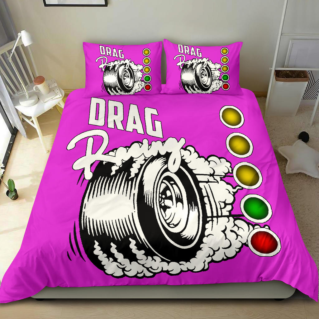 Drag Racing Bedding Set