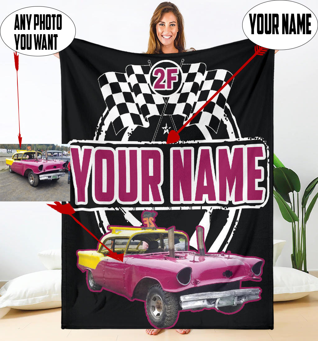 Custom Demolition Derby Blanket