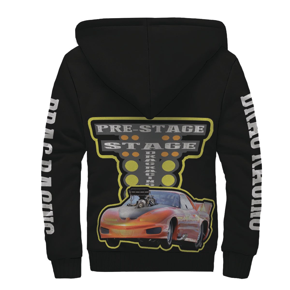 Custom Drag Racing Sherpa Jacket