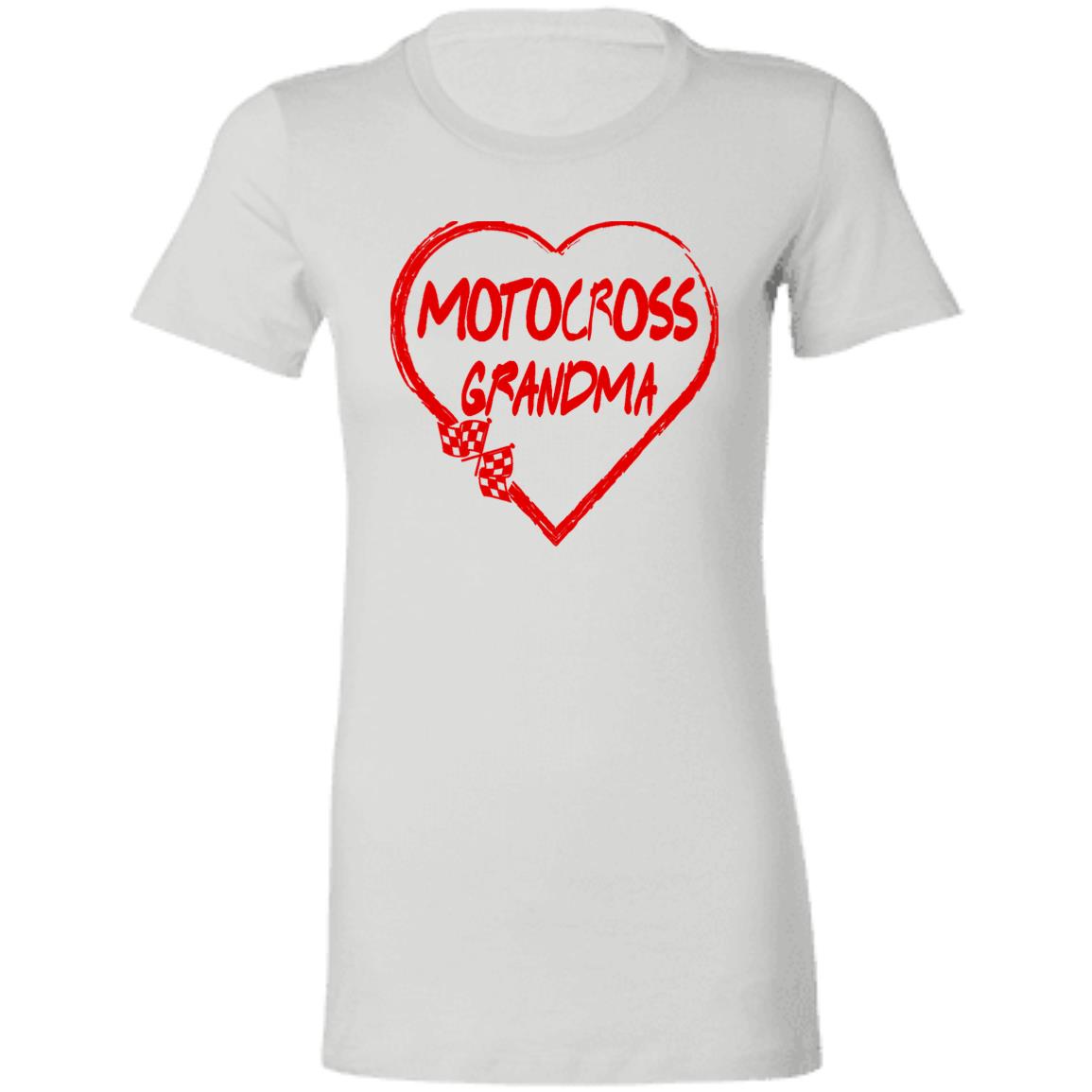 Motocross Grandma Heart Ladies' Favorite T-Shirt