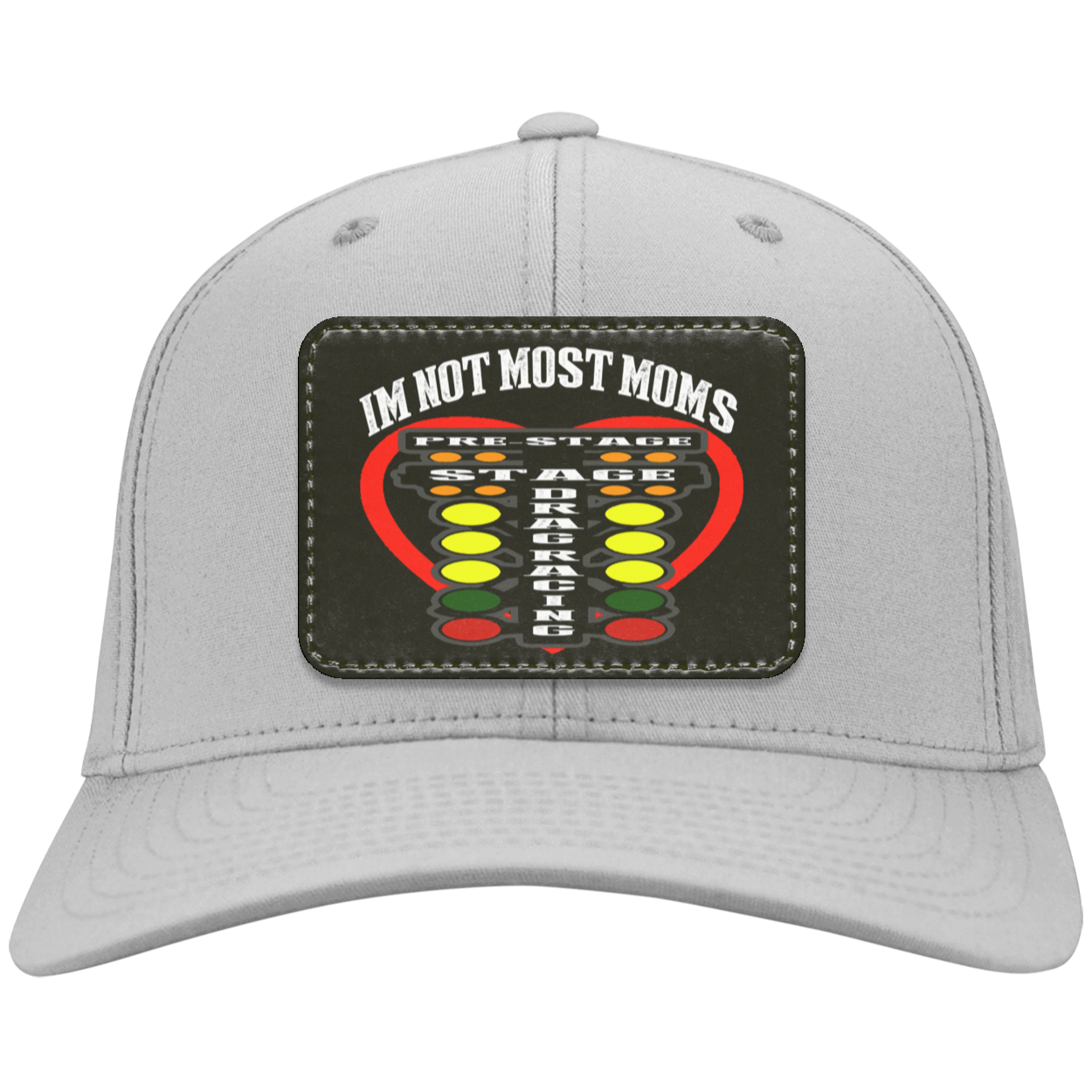 I'm Not Most Moms Drag Racing Fleece Letterman Jacket main image 1