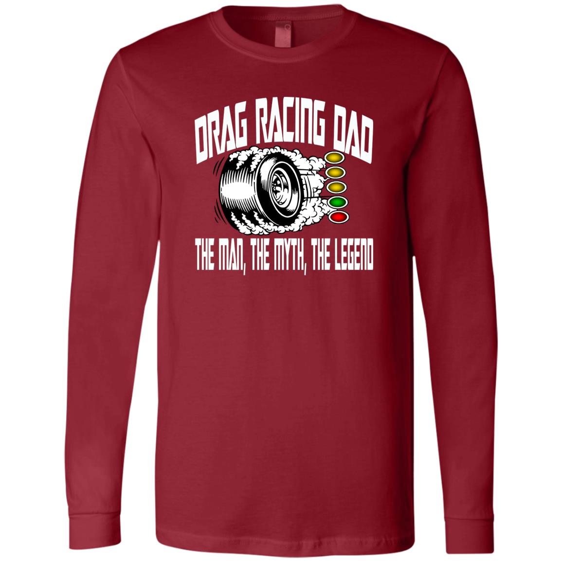 Drag Racing Dad Men's Jersey LS T-Shirt