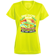 Drag Racing Mom Just Like Other Moms V-Neck t-Shirts