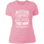 Behind Every Fast Car is a Fast Mom Drag Racing Expert T-Shirts