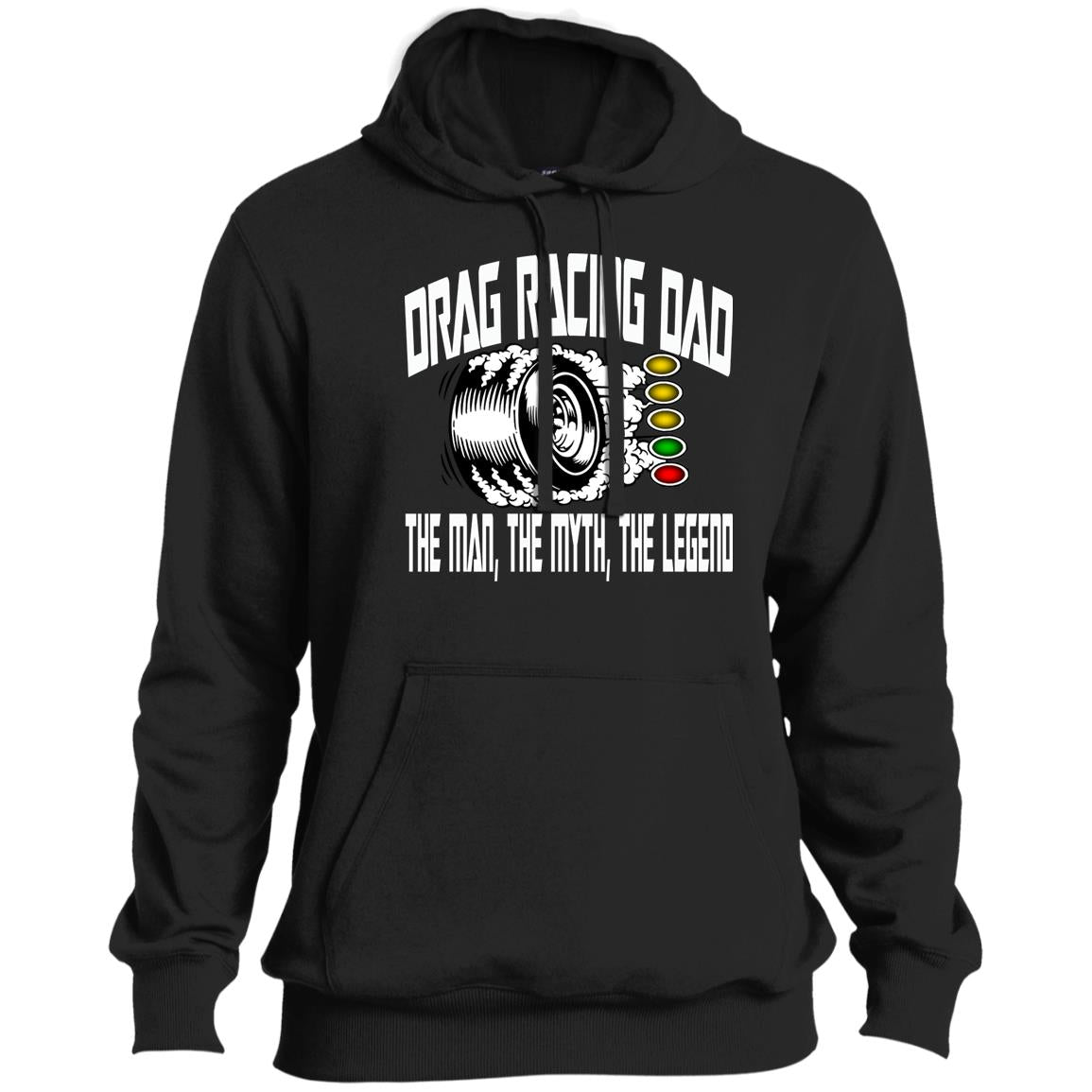 Drag Racing Dad Tall Pullover Hoodie