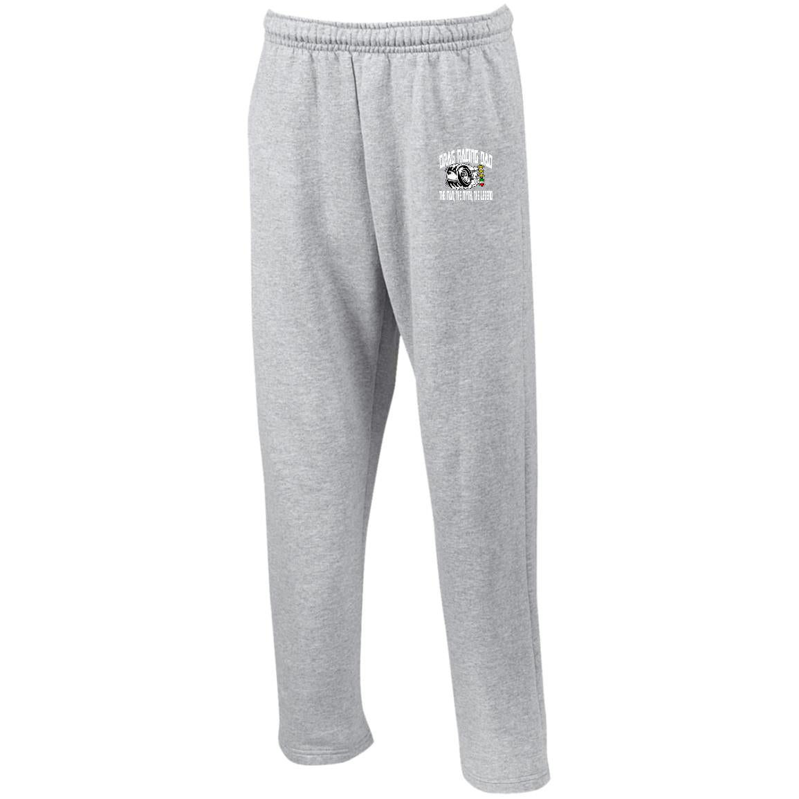 Drag Racing Dad Open Bottom Sweatpants with Pockets