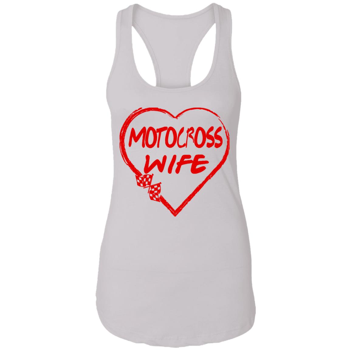 Motocross Wife Ladies Ideal Racerback Tank