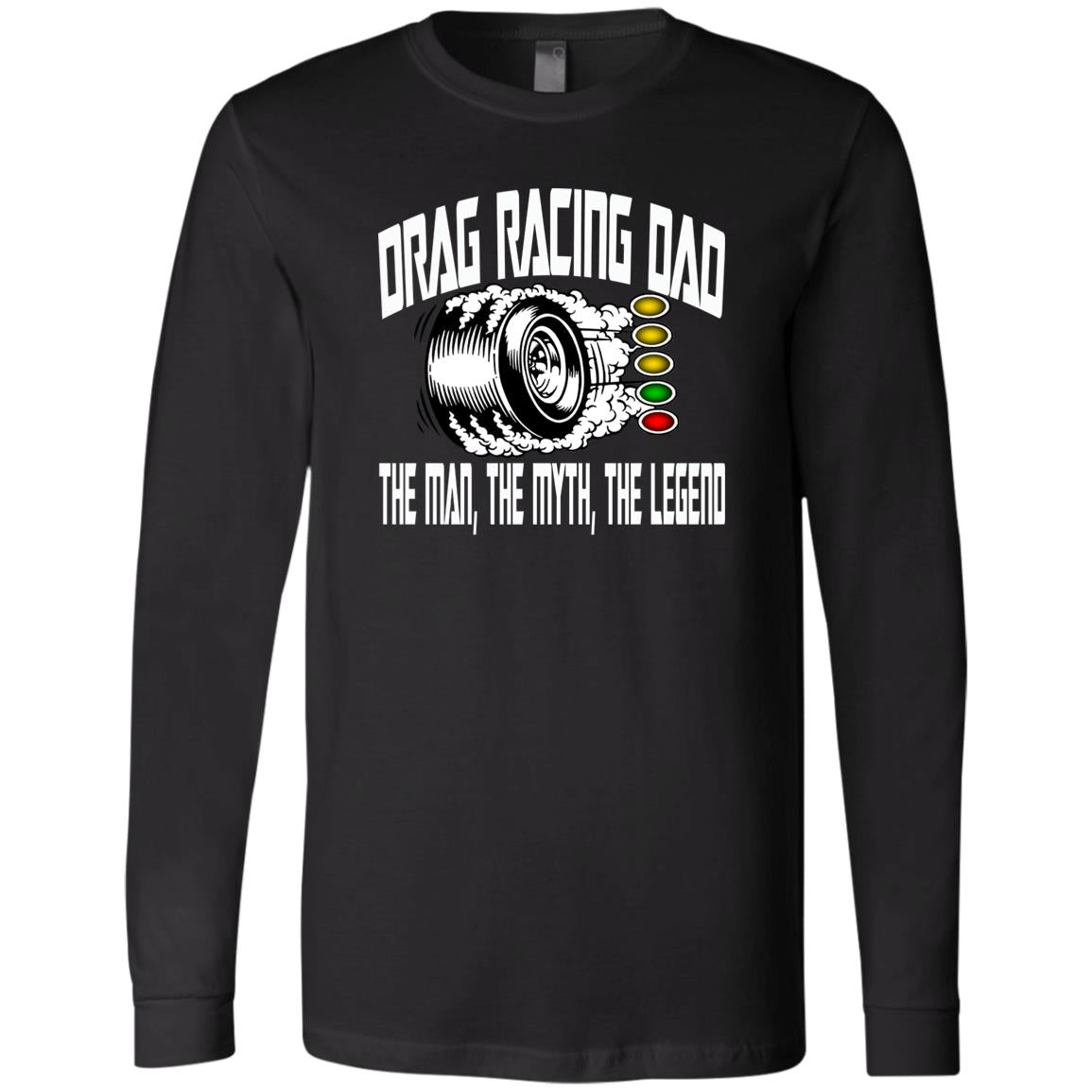 Drag Racing Dad Men's Jersey LS T-Shirt