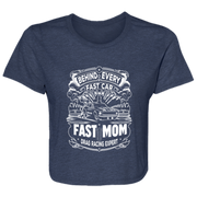 Behind Every Fast Car is a Fast Mom Drag Racing Expert Crop Tops