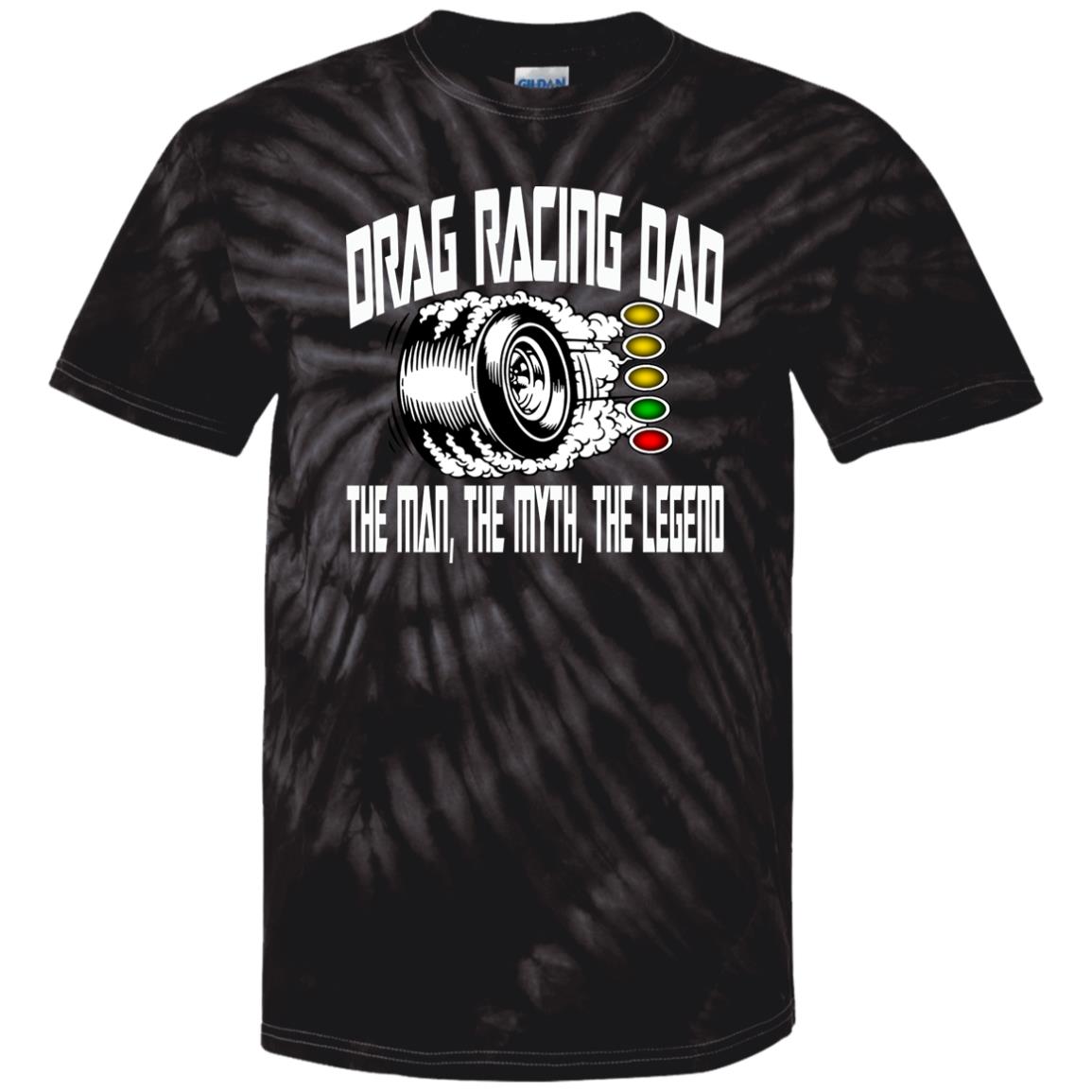 Drag Racing Dad 100% Cotton Tie Dye T-Shirt