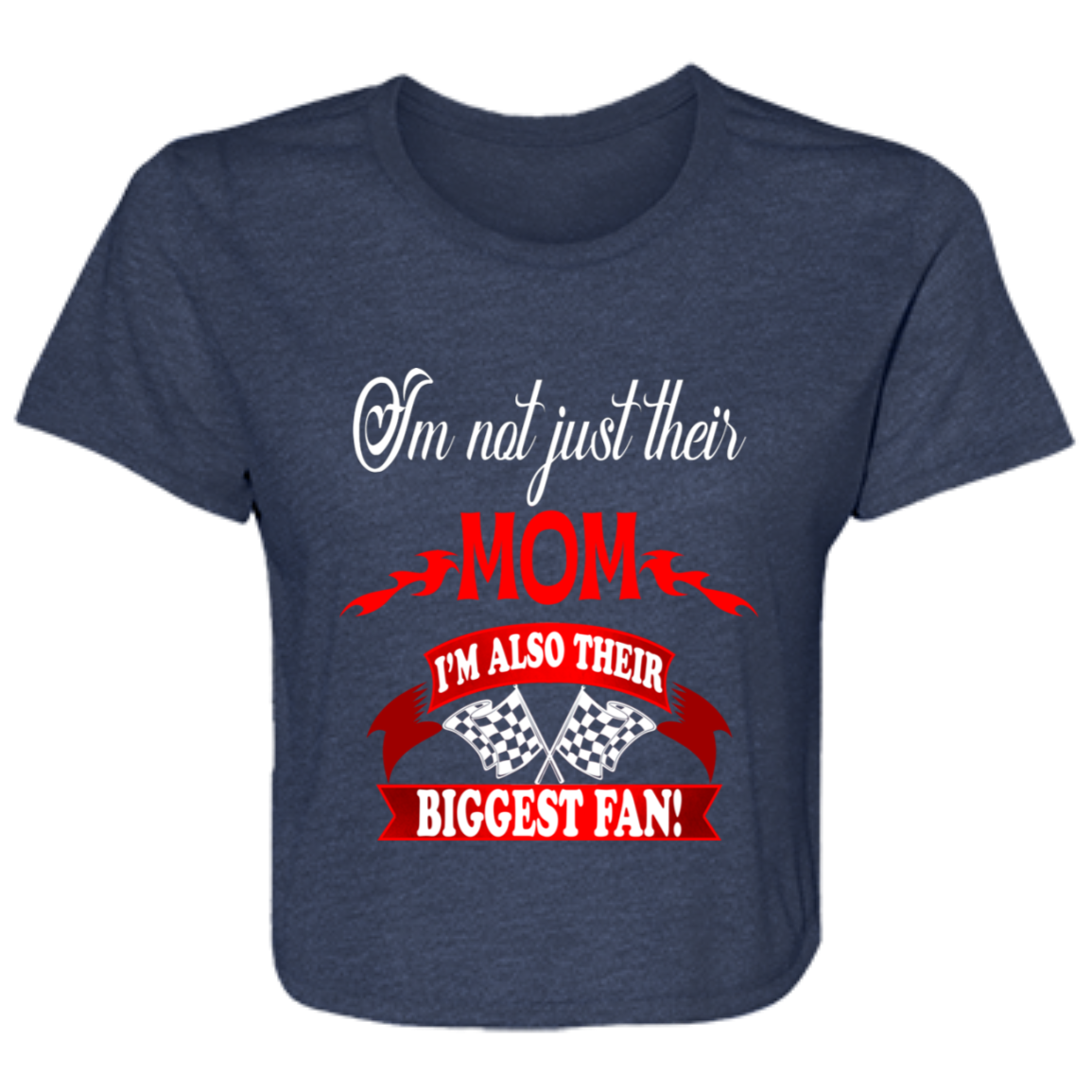 I'm Not Just their Mom I'm Also their Biggest fans Cropped Tees