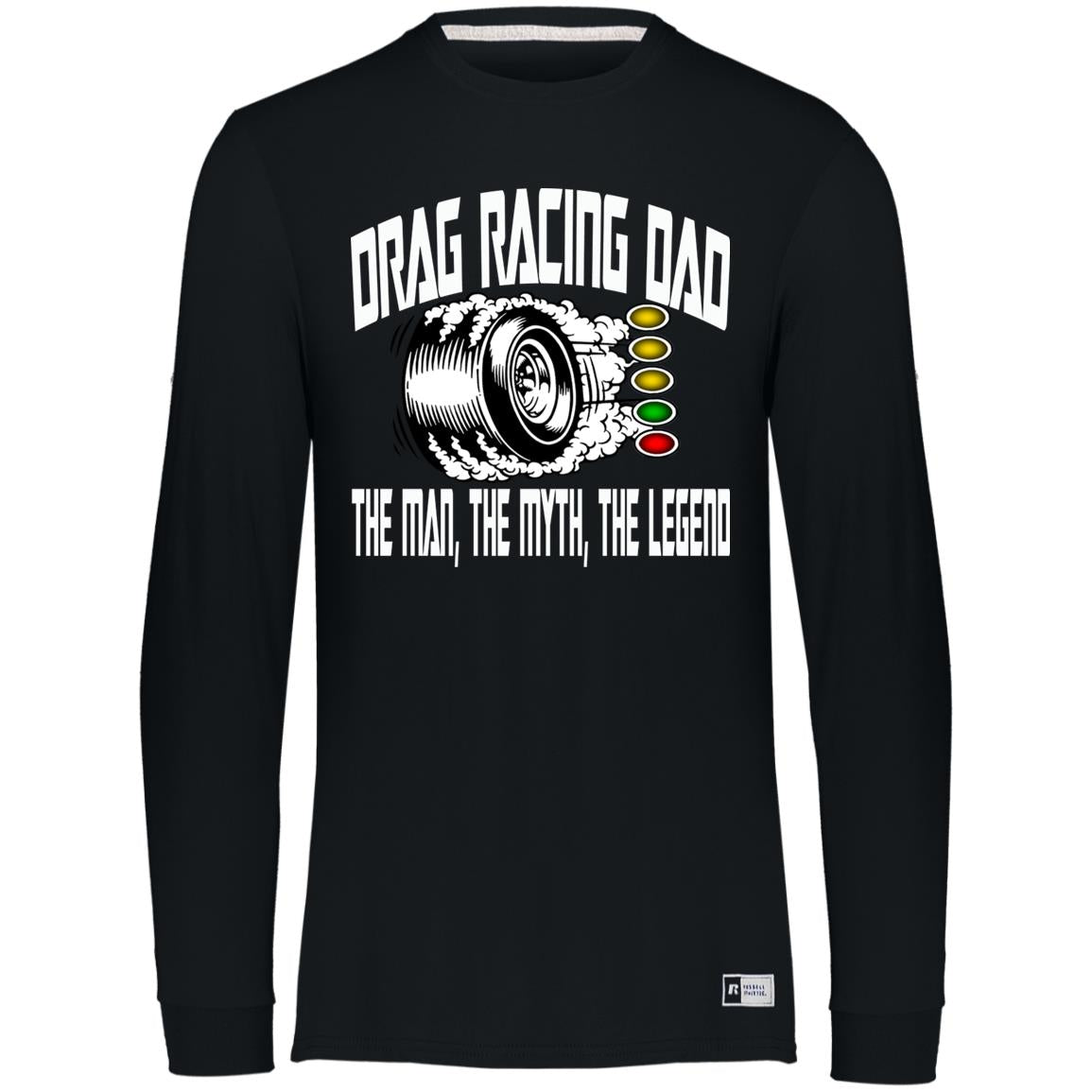 Drag Racing Dad Essential Dri-Power Long Sleeve Tee