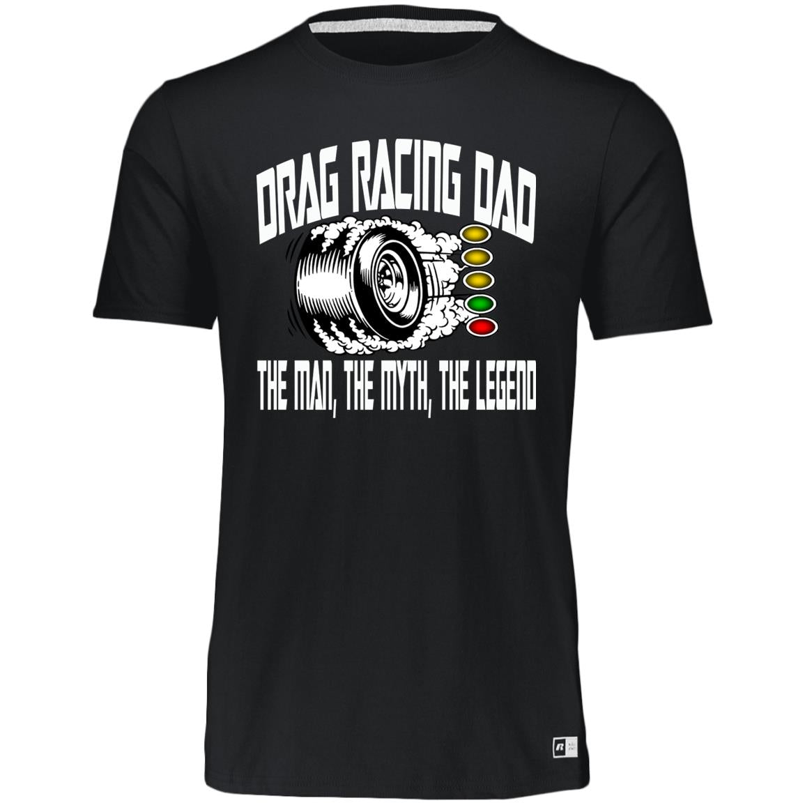 Drag Racing Dad Essential Dri-Power Tee