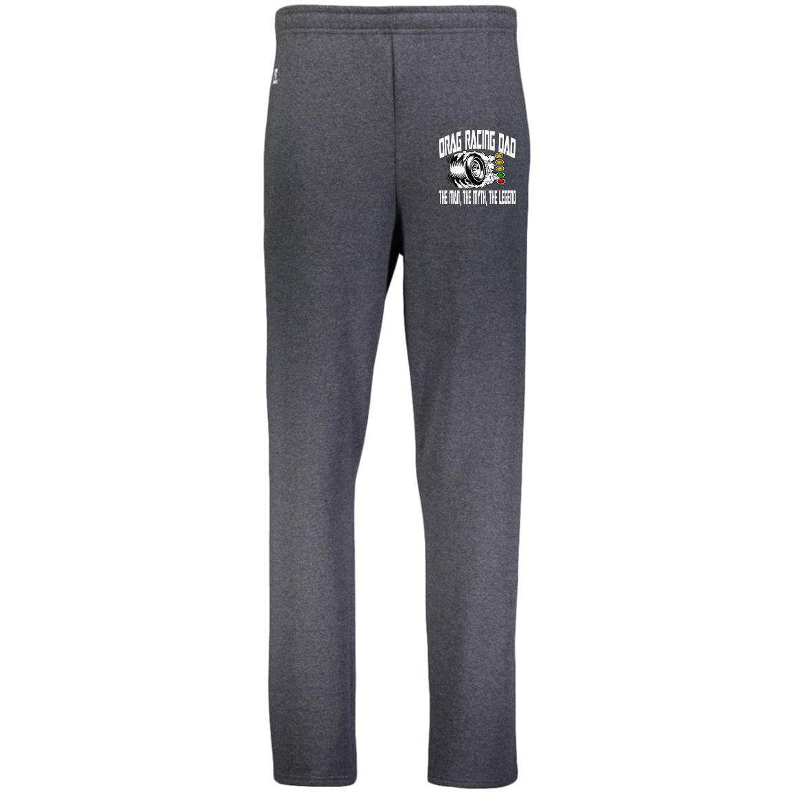 Drag Racing Dad Dri-Power Open Bottom Pocket Sweatpants