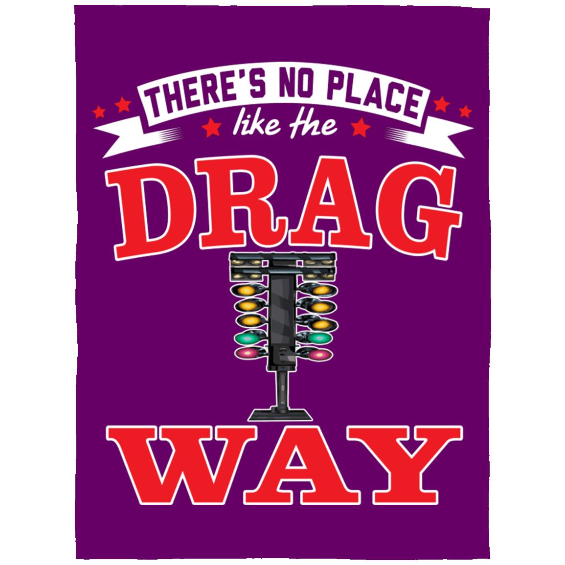There's No Place Like The Dragway Arctic Fleece Blanket
