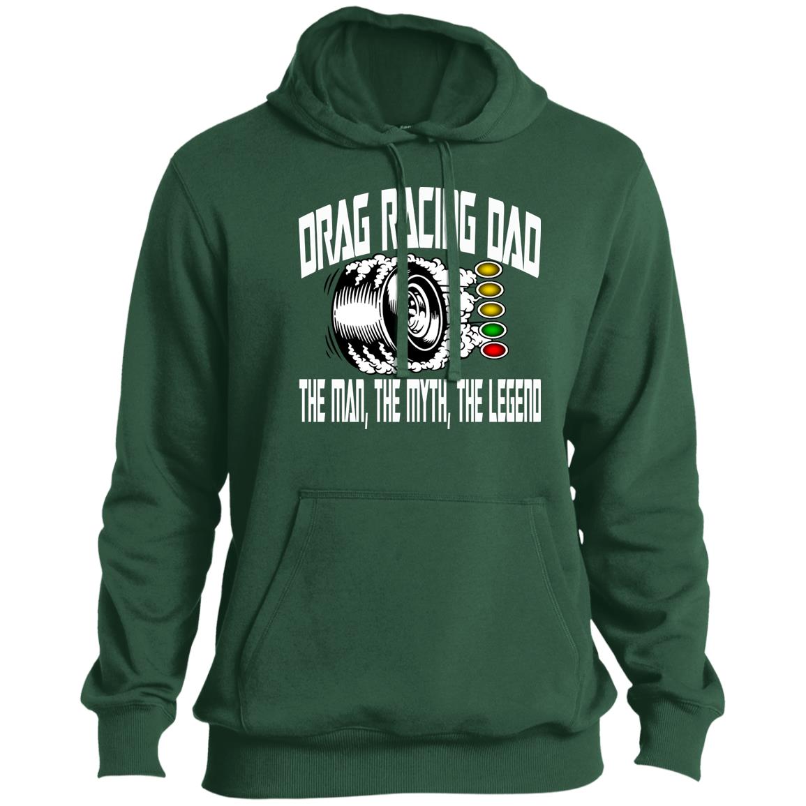 Drag Racing Dad Tall Pullover Hoodie