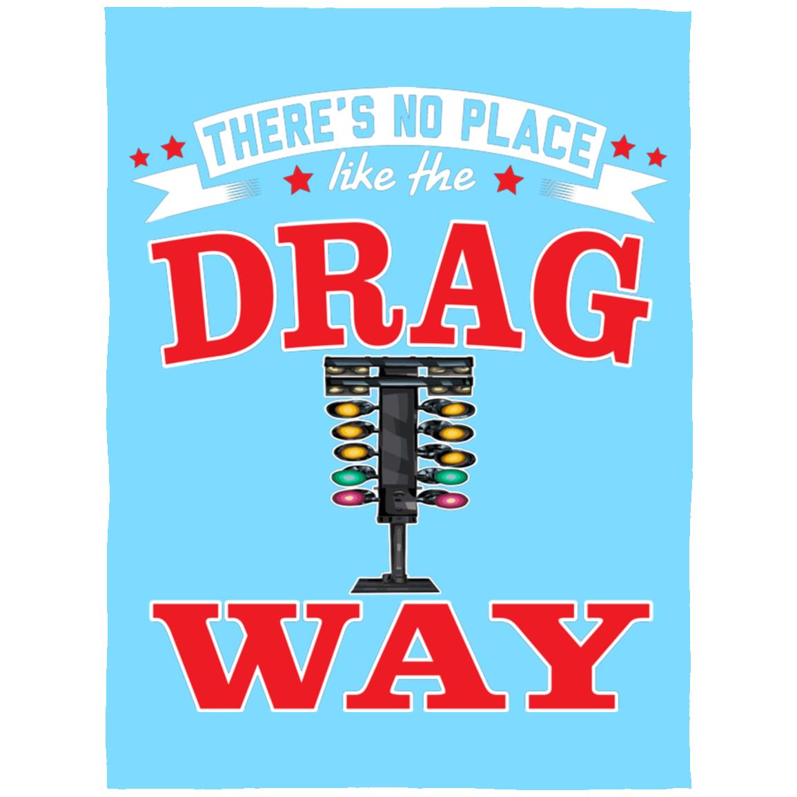 There's No Place Like The Dragway Arctic Fleece Blanket