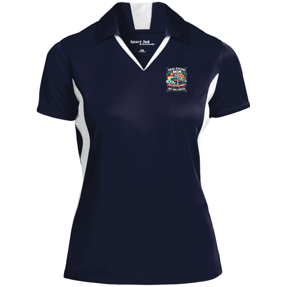 Drag Racing Mom Just Like Other Moms Polo Shirts