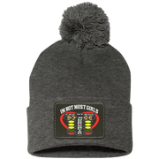 I'm Not Most Girls Drag Racing Pom Pom Knit Cap - Patch