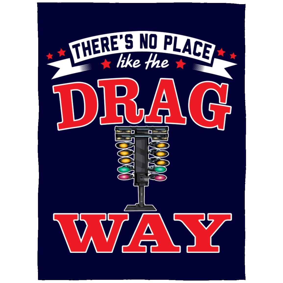 There's No Place Like The Dragway Arctic Fleece Blanket