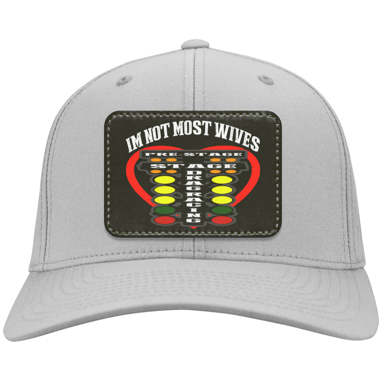 I'm Not Most Wives Drag Racing Twill Cap - Patch