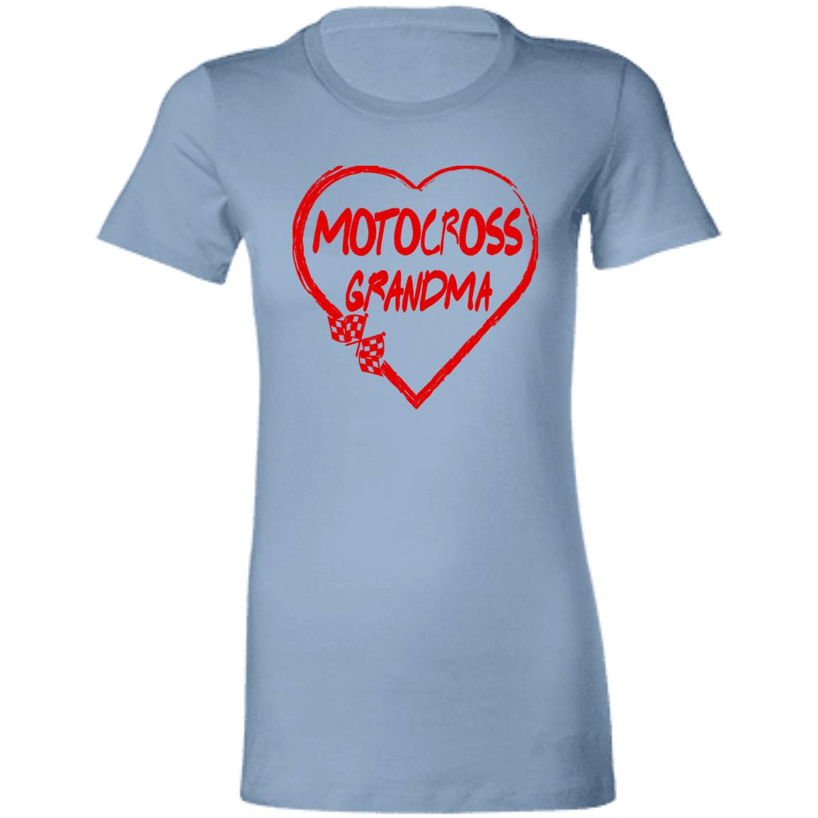 Motocross Grandma Heart Ladies' Favorite T-Shirt