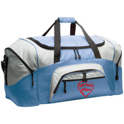 Kart Racing Mom Heart Colorblock Sport Duffel
