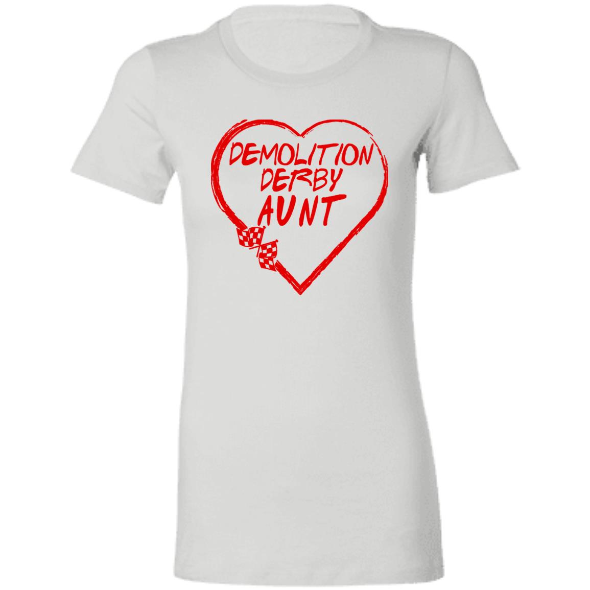 Demolition Derby Aunt Heart Ladies' Favorite T-Shirt