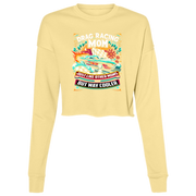 Drag Racing Mom Just Like Other Moms Crop Top Tees