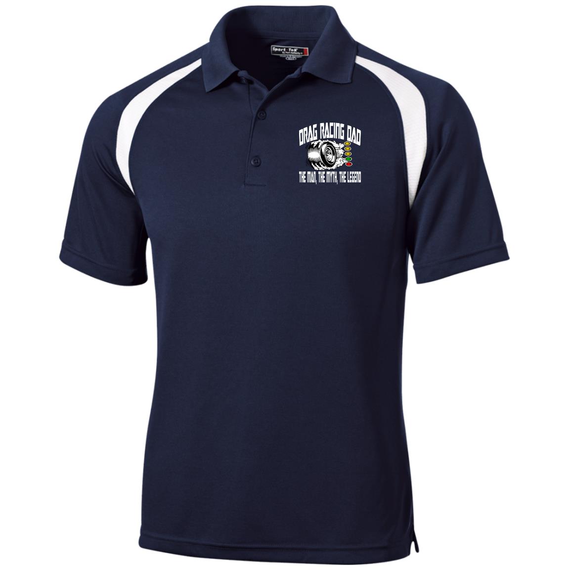 Drag Racing Dad Moisture-Wicking Tag-Free Golf Shirt