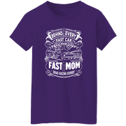 Behind Every Fast Car is a Fast Mom Drag Racing Expert T-Shirts