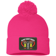 I'm Not Most Moms Drag Racing Pom Pom Knit Cap - Patch