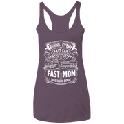 Behind Every Fast Car is a Fast Mom Drag Racing Expert Tank Tops