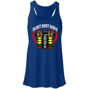 I'm Not Most Moms Drag Racing Flowy Racerback Tank