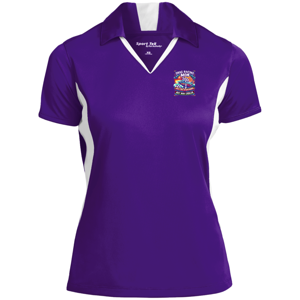 Drag Racing Mom Just Like Other Moms Polo Shirts
