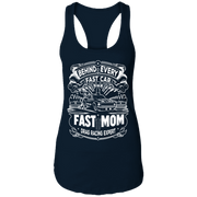 Behind Every Fast Car is a Fast Mom Drag Racing Expert Tank Tops