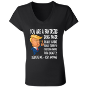 You're A Fantastic Drag Racer Women's V-Neck T-Shirts