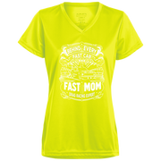 Behind Every Fast Car is a Fast Mom Drag Racing Expert V-Neck T-Shirts