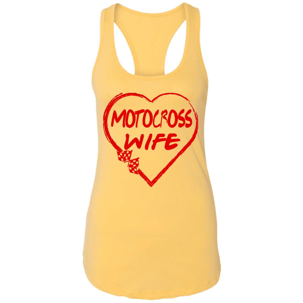 Motocross Wife Ladies Ideal Racerback Tank