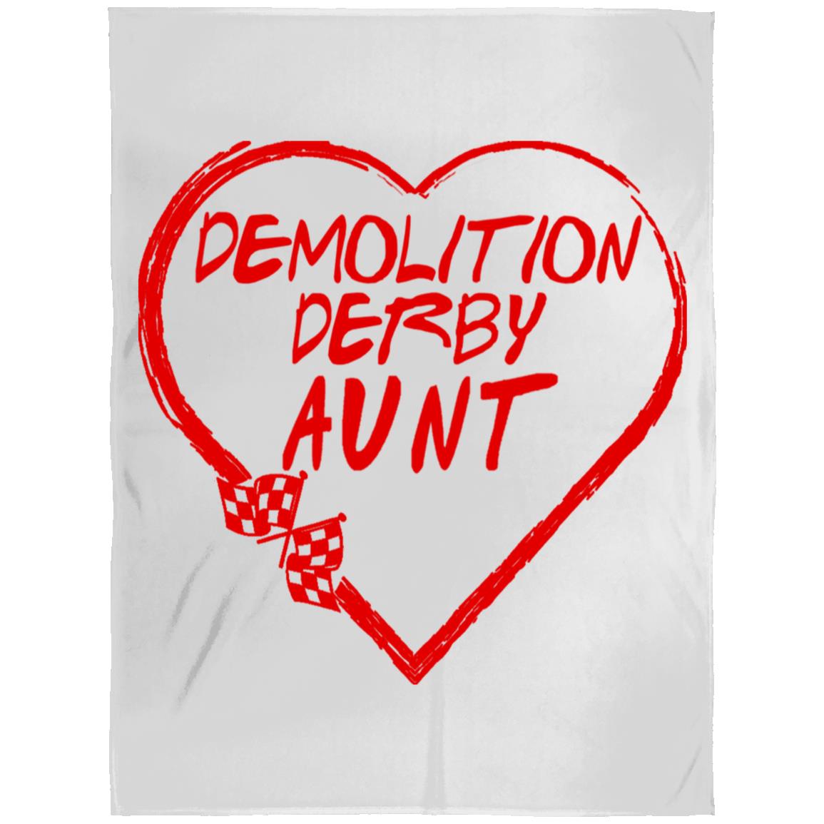 Demolition Derby Aunt Heart Arctic Fleece Blanket 60x80