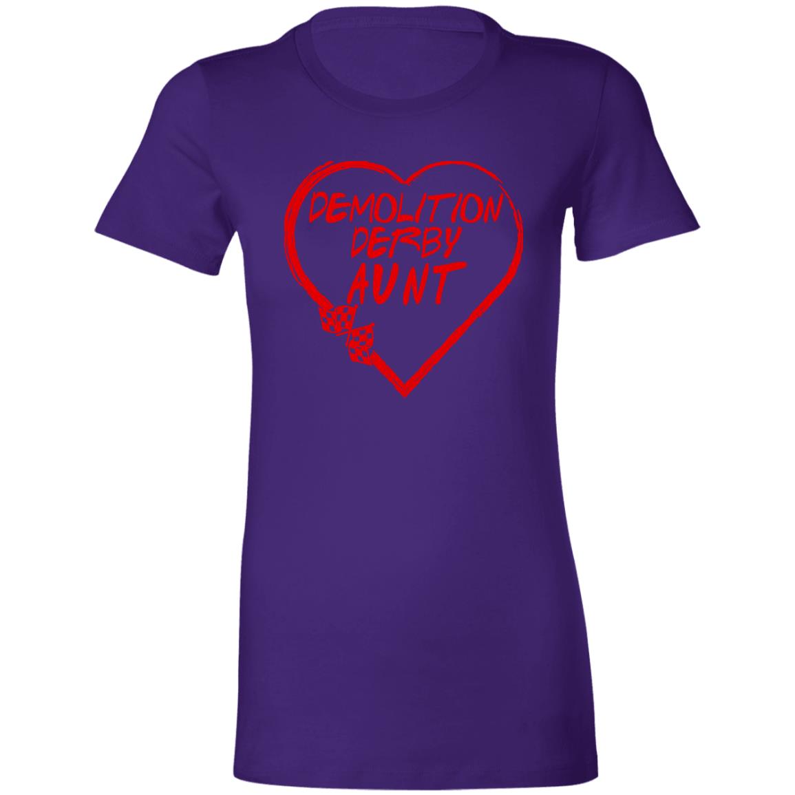 Demolition Derby Aunt Heart Ladies' Favorite T-Shirt