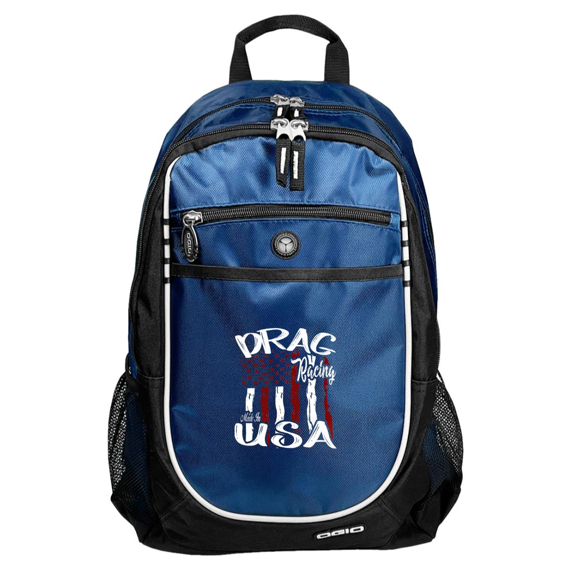 Drag Racing Made In USA Rugged Bookbag