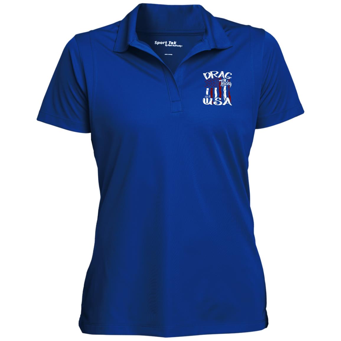Drag Racing Made In USA Ladies' Micropique Sport-Wick® Polo