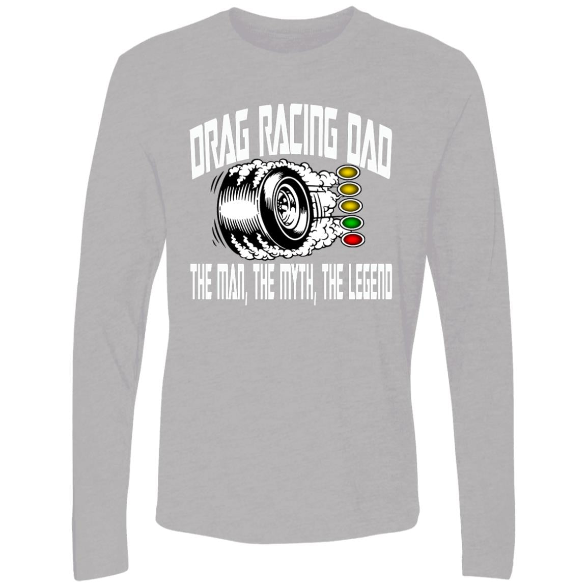 Drag Racing Dad Men's Premium LS