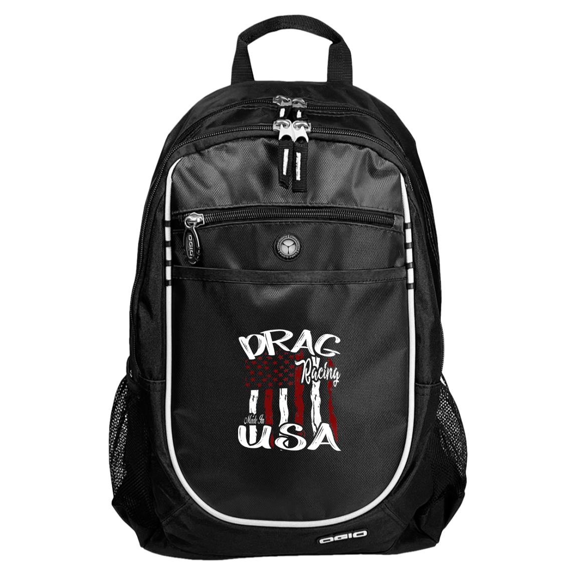 Drag Racing Made In USA Rugged Bookbag